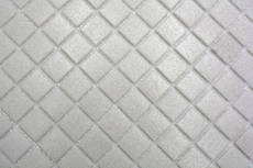 Muestra de mano mosaico de vidrio piscina mosaico flotante blanco viejo gris claro crema MOS200-A03_m