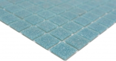 Muestra de mano mosaico de vidrio piscina mosaico flotante azul pastel gris MOS200-A52_m