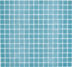 Muestra de mano mosaico de vidrio piscina mosaico flotante azul pastel gris MOS200-A52_m