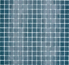 Muestra de mano mosaico de vidrio piscina mosaico de natación azul petróleo MOS200-A58_m