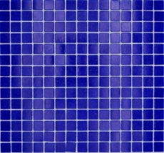 Muestra de mano mosaico de vidrio piscina mosaico flotante azul ultramar manchas azul oscuro MOS200-A20_m