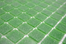 Muestra de mano mosaico de vidrio piscina mosaico flotante manchas verdes MOS200-A23_m