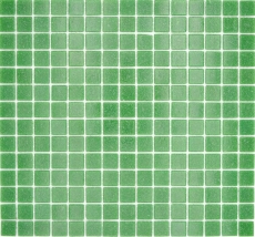 Muestra de mano mosaico de vidrio piscina mosaico flotante manchas verdes MOS200-A23_m