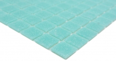 Muestra de mano mosaico de vidrio piscina mosaico flotante luz turquesa verde manchas MOS200-A62_m