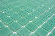 Muestra de mano mosaico de vidrio piscina mosaico flotante turquesa verde manchas MOS200-A63_m