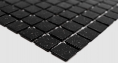 Muestra de mano mosaico de vidrio piscina mosaico flotante manchas negras MOS50-0302-P_m
