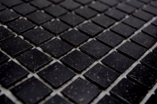 Muestra de mano mosaico de vidrio piscina mosaico flotante manchas negras MOS50-0302-P_m