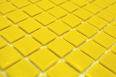 Muestra de mano mosaico de vidrio mosaico azulejo amarillo MOS200-A90_m