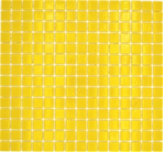 Muestra de mano mosaico de vidrio mosaico azulejo amarillo MOS200-A90_m