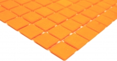Muestra de mano mosaico de vidrio mosaico azulejo naranja MOS200-A92_m