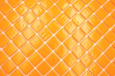Muestra de mano mosaico de vidrio mosaico azulejo naranja MOS200-A92_m