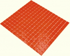 Muestra de mano mosaico de vidrio mosaico azulejo rojo claro MOS200-A95_m
