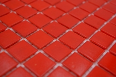 Muestra de mano mosaico de vidrio mosaico azulejo rojo MOS200-A96_m