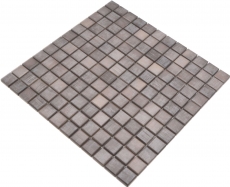 Jasba Senja gres cerámico mosaico puro shabby marrón mate aspecto madera cocina baño ducha MOSJB22 1 alfombrilla