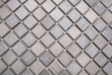 Jasba Senja gres cerámico mosaico puro shabby marrón mate aspecto madera cocina baño ducha MOSJB22 1 alfombrilla