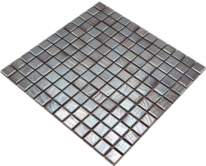 Jasba Senja Puro gres cerámico mosaico wenge-metálico brillante aspecto metálico cocina baño ducha MOSJB27 1 tapete
