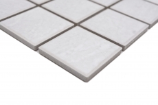 Jasba Village mosaico cerámica gres piedra blanco mate efecto piedra cocina baño ducha MOSJB540 1 tapete