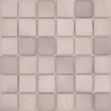 Jasba Village mosaico gres cerámico arena beige mate efecto piedra cocina baño ducha MOSJB541 1 tapete