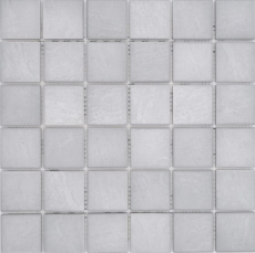 Azulejos de mosaico de cerámica Jasba roca gris mate piedra mirada cocina pared baño azulejo ducha pared / 10 esteras de mosaico
