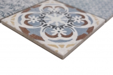 Jasba Patrón mosaico cerámica gres multicolor mate retro look cocina baño ducha MOSJBPV20 1 tapete
