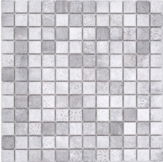 Jasba Ronda mosaico gres cerámico cemento-mezcla de cemento mate mirada cocina baño ducha MOSJBR101 1 estera