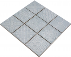 Jasba Clara mosaico cerámica gres país verde brillante retro look cocina baño ducha MOSJBC136 1 estera