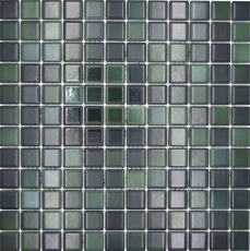 Jasba Agrob Buchtal Fresh mosaico gres cerámico verde bosque mezcla brillante cocina baño ducha MOSJBF216 1 tapete