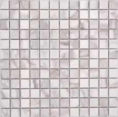Jasba Agrob Buchtal Fresh Marble & More mosaico gres cerámico carrara blanco óptico brillante aspecto mármol cocina baño ducha MOSJBMM17 1 tapete