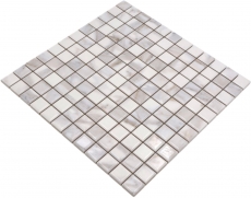 Jasba Agrob Buchtal Fresh Marble & More mosaico gres cerámico carrara blanco óptico brillante aspecto mármol cocina baño ducha MOSJBMM17 1 tapete
