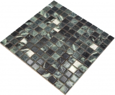 Jasba Agrob Buchtal Fresh Marble & More mosaico gres cerámico verde alpi brillante aspecto mármol cocina baño ducha MOSJBMM21 1 tapete