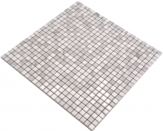 Jasba Agrob Buchtal Fresh Marble & More mosaico gres cerámico carrara look blanco brillante mármol look cocina baño ducha MOSJBMM23 1 tapete