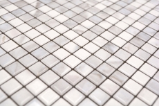 Jasba Agrob Buchtal Fresh Marble & More mosaico gres cerámico carrara look blanco brillante mármol look cocina baño ducha MOSJBMM23 1 tapete