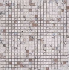 Jasba Agrob Buchtal Fresh Marble & More gres cerámico mosaico ilusión beige brillante aspecto mármol cocina baño ducha MOSJBMM24 1 tapete