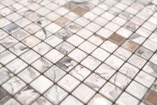 Jasba Agrob Buchtal Fresh Marble & More gres cerámico mosaico ilusión beige brillante aspecto mármol cocina baño ducha MOSJBMM24 1 tapete