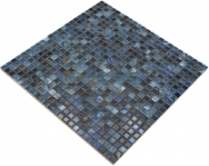 Jasba Agrob Buchtal Fresh Marble & More mosaico gres cerámico labradorita azul brillante aspecto mármol cocina baño ducha MOSJBMM26 1 tapete