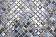 Jasba Agrob Buchtal Fresh Marble & More mosaico gres cerámico labradorita azul brillante aspecto mármol cocina baño ducha MOSJBMM26 1 tapete