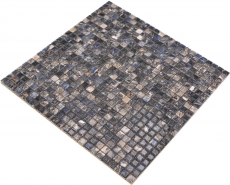 Jasba Agrob Buchtal Fresh Marble & More gres cerámico mosaico ilusión oscuro brillante aspecto mármol cocina baño ducha MOSJBMM28 1 tapete