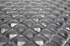 Mosaico de vidrio QUADRAT CRYSTAL GLITTER NEGRO MOS130-B824 1 tapete