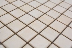 Muestra de mano Jasba Senja gres cerámico puro mosaico arce mate efecto madera cocina baño ducha MOSJB21_m