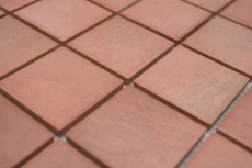 Muestra de mano Jasba Village mosaico gres cerámico cotto mate efecto piedra cocina baño ducha MOSJB548_m