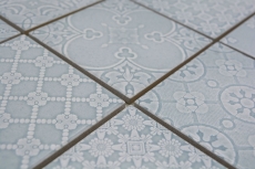 Muestra de mano Jasba Clara mosaico cerámica gres país verde brillante aspecto retro cocina baño ducha MOSJBC136_m