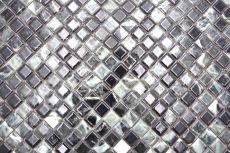 Muestra de mano Jasba Agrob Buchtal Fresh Marble & More mosaico gres cerámico verde alpi brillante aspecto mármol cocina baño ducha MOSJBMM27_m