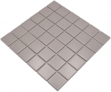 Mosaico de azulejos de cerámica de barro mate pared frente cocina cuarto de baño MOS14-2411_f