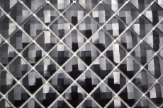 Mosaico de vidrio QUADRAT CRYSTAL GLITTER NEGRO / 10 mosaicos MOS130-X826_f