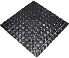 Mosaico de vidrio QUADRAT CRYSTAL GLITTER NEGRO / 10 mosaicos MOS130-X826_f