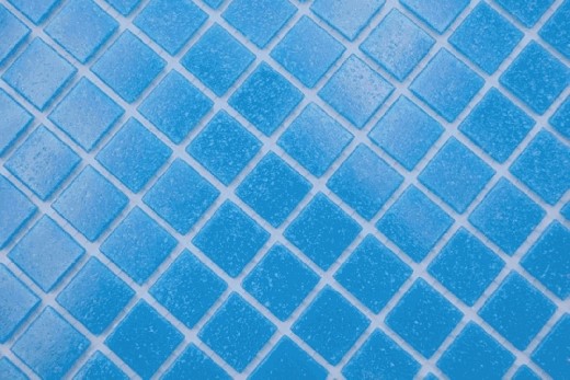 Muestra de mano mosaico azulejo mosaico de vidrio Classic Uni vidrio uni azul pegado con papel mosaico de piscina mosaico de piscina MOS200-A14-P_m