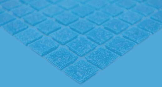 Muestra de mano mosaico azulejo mosaico de vidrio Classic Uni vidrio uni azul pegado con papel mosaico de piscina mosaico de piscina MOS200-A14-P_m