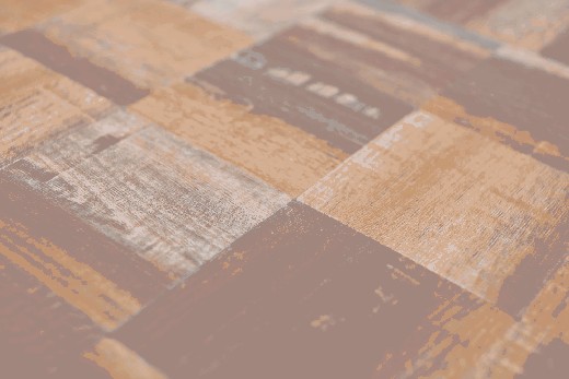 Muestra de mano mosaico azulejo autoadhesivo aluminio marrón metal madera look oscuro MOS200-2122_m