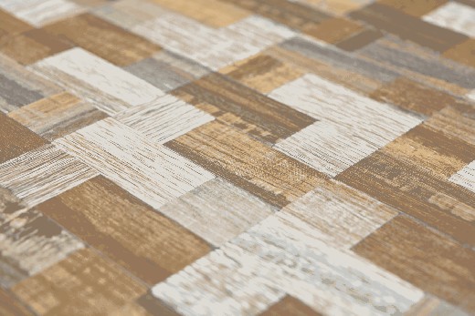 Muestra de mano mosaico azulejo autoadhesivo aluminio gris beige combinación metal aspecto madera MOS200-2322_m