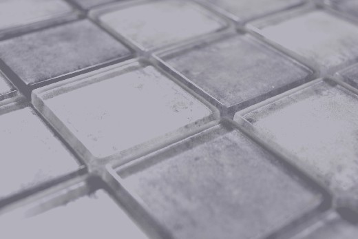 Muestra de mano mosaico de vidrio cuadrado Crystal mix gris pared azulejo backsplash cocina ducha baño MOS88-0020_m